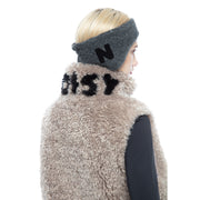 Nアップリケのイヤーバンド