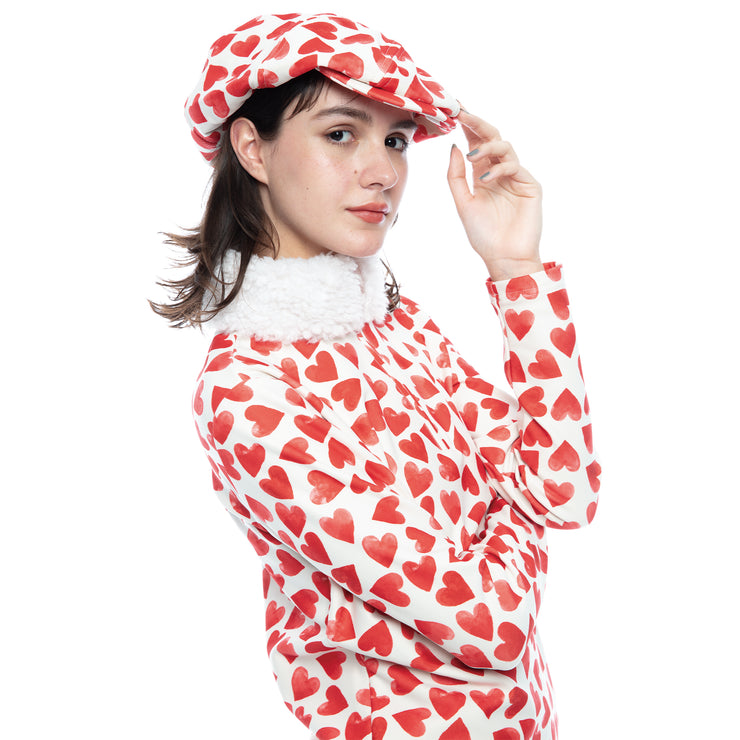 襟ボアプルオーバー