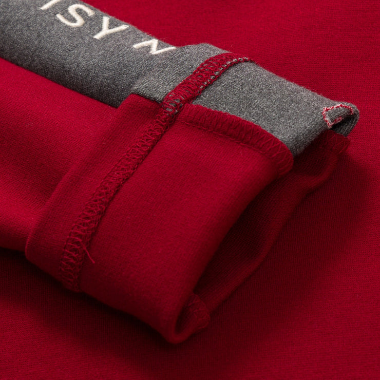 裏起毛肩ライン切り替えプルオーバー