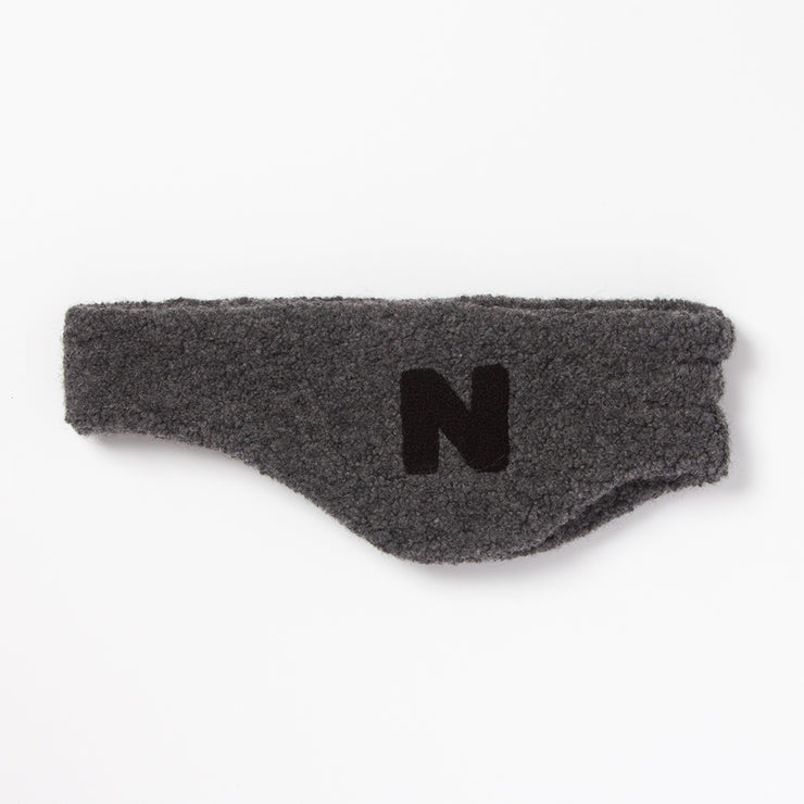 Nアップリケのイヤーバンド