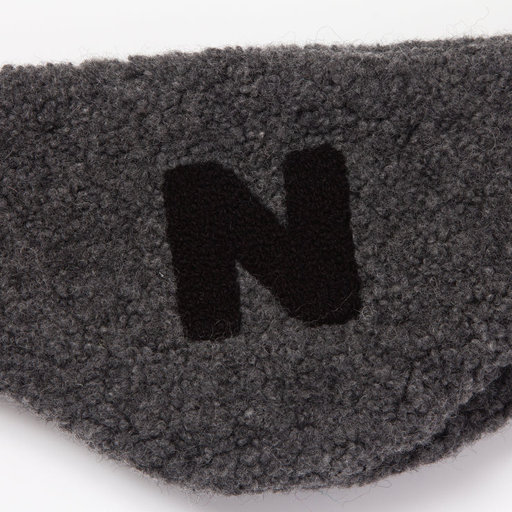 Nアップリケのイヤーバンド