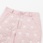 スター刺繍中綿入りパンツ
