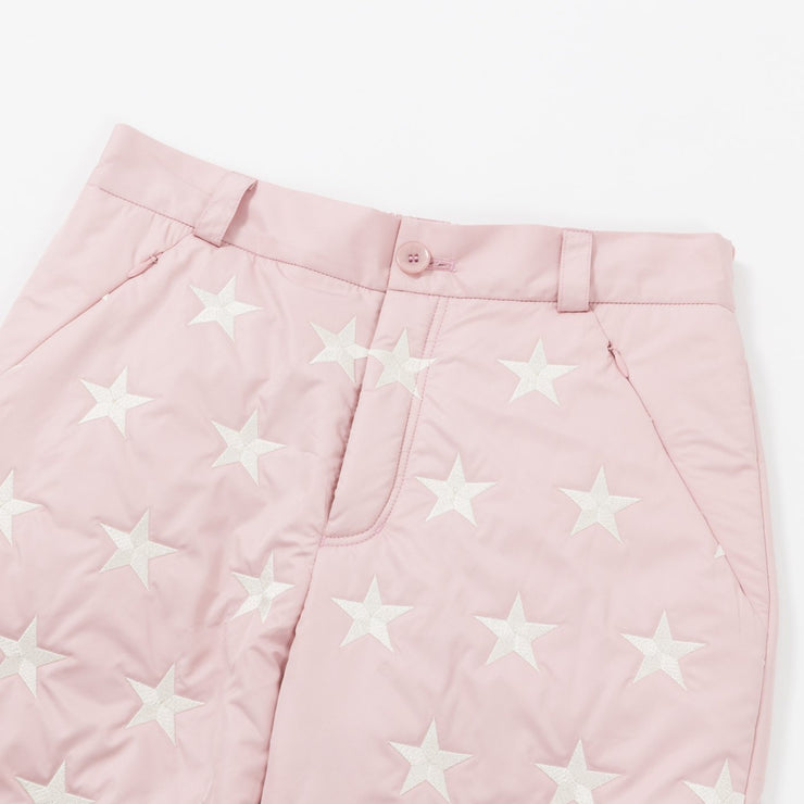 スター刺繍中綿入りパンツ
