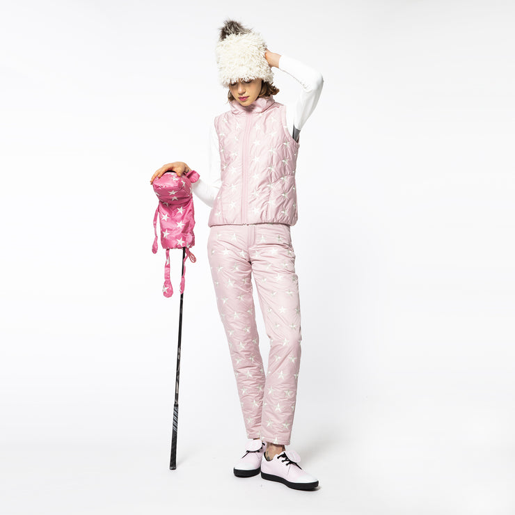 スター刺繍中綿入りパンツ