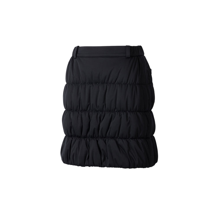 シャーリング中綿スカート