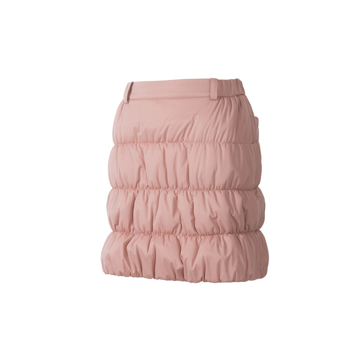 シャーリング中綿スカート