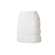 シャーリング中綿スカート