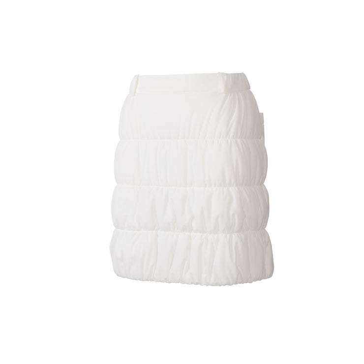 シャーリング中綿スカート
