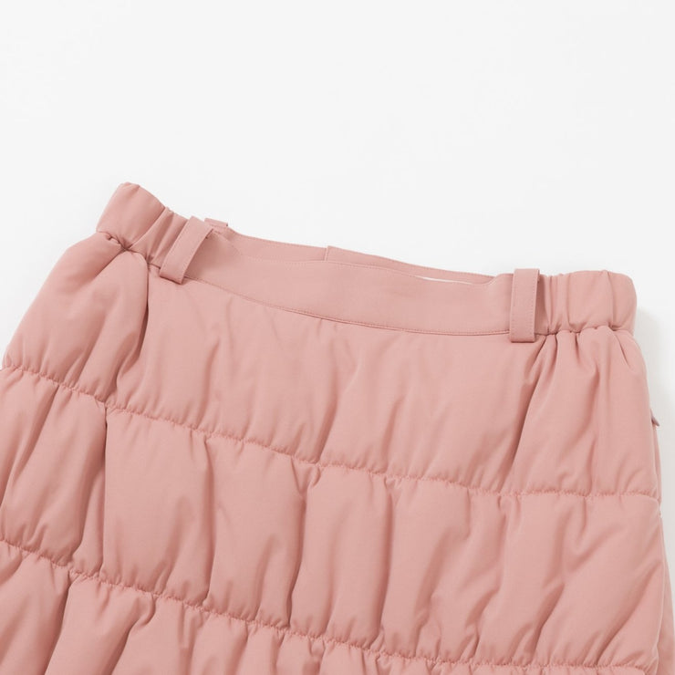 シャーリング中綿スカート