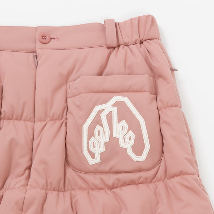 シャーリング中綿スカート