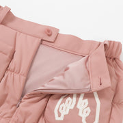 シャーリング中綿スカート