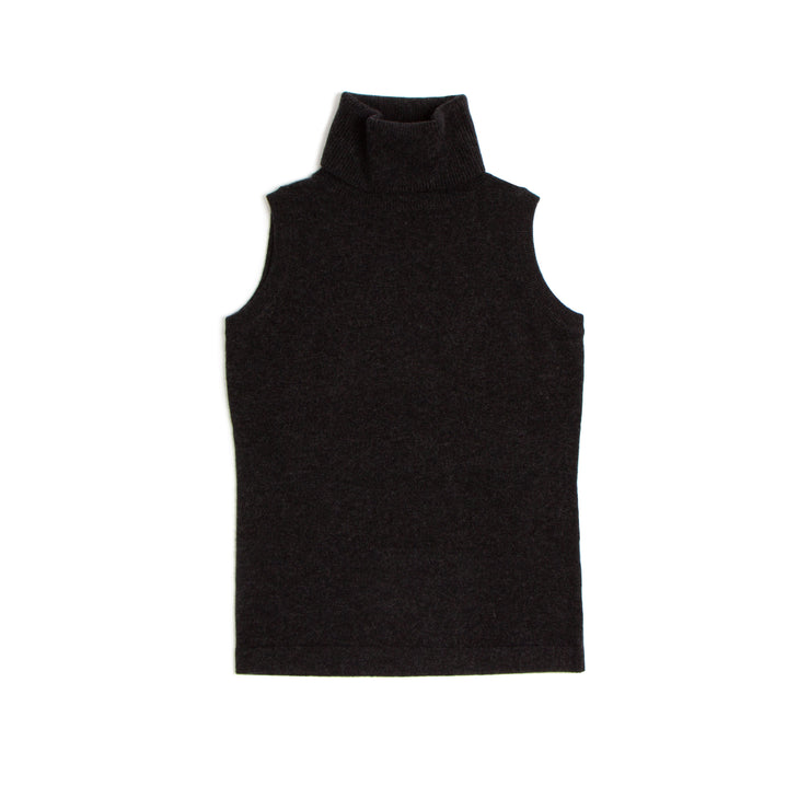 カシミヤ100％ノースリーブ