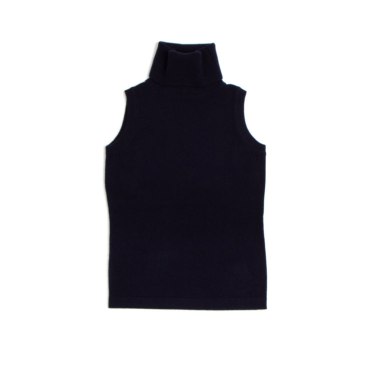 カシミヤ100％ノースリーブ