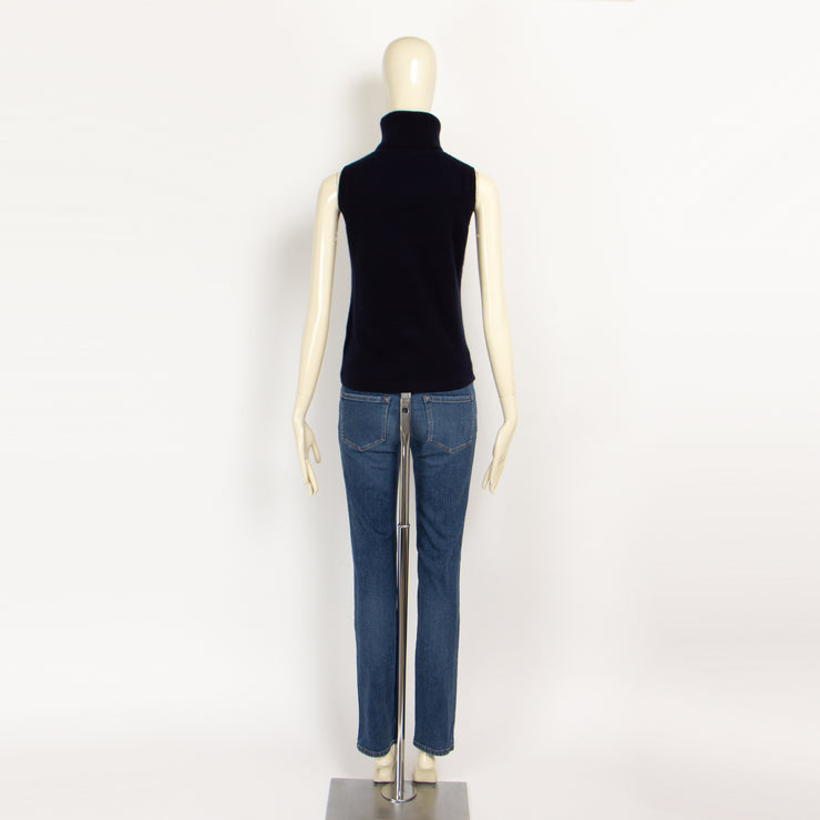 カシミヤ100％ノースリーブ