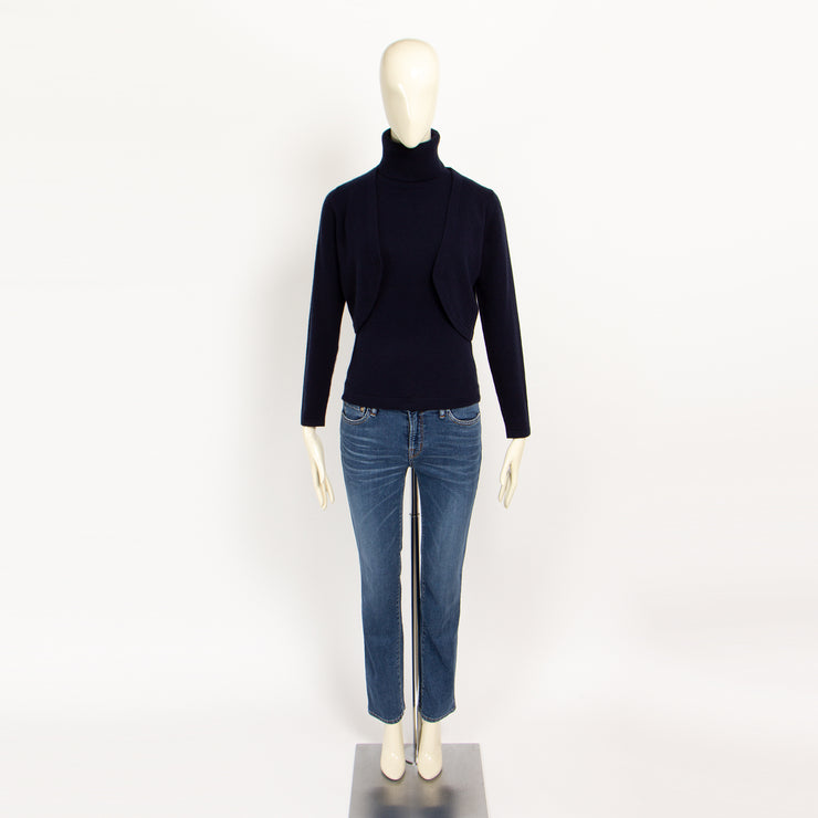 カシミヤ100％ボレロ