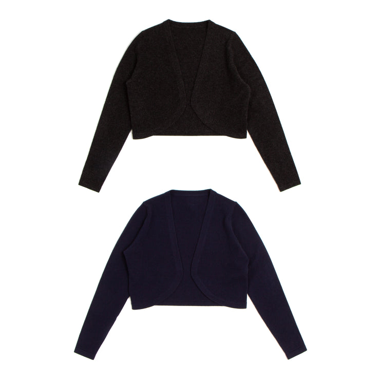 カシミヤ100％ボレロ